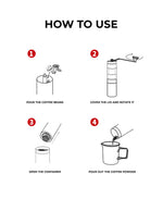 CAFFERO Portable Coffee Grinder