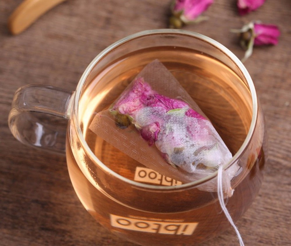 ROSE Empty Tea Bags - 100 Pieces