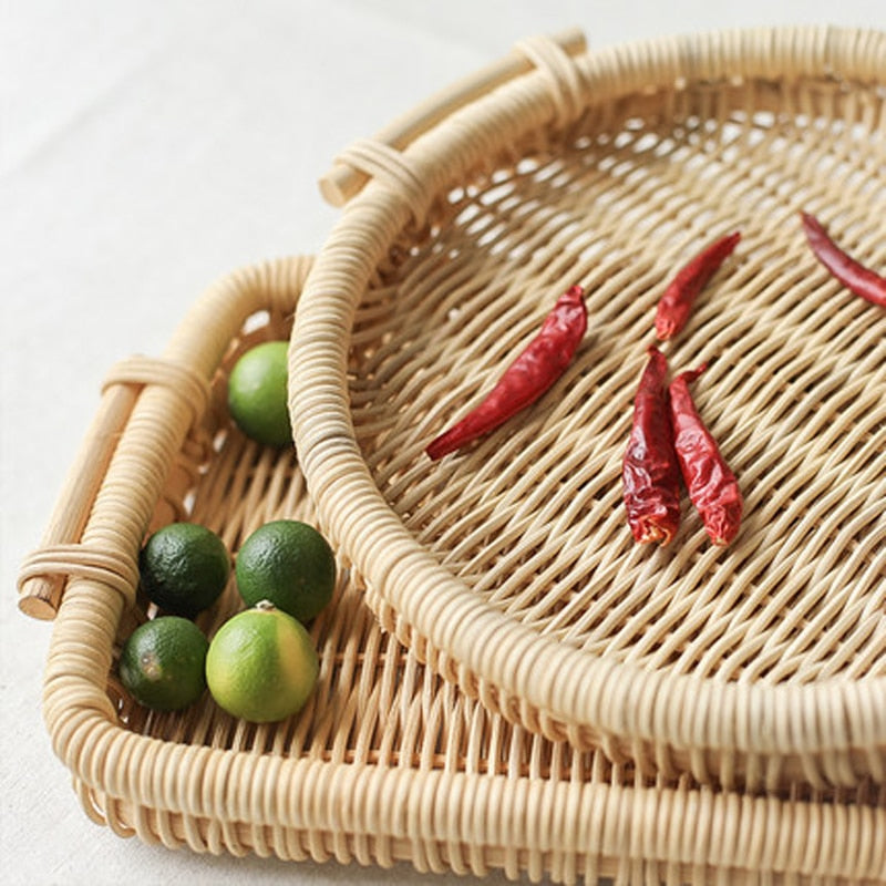 HEM Rattan Tray