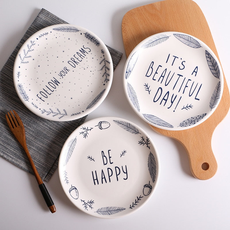 POSITIVITY Ceramic Plates