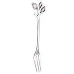 LEAF Teaspoon And Fork